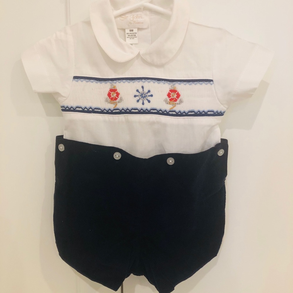 Sir John ⚓️ | Smocked Nautical Shortall